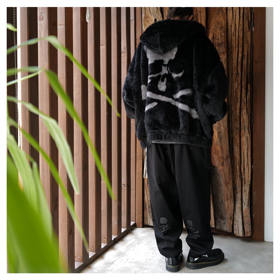 【mastermindJAPAN】 POLAR BEAR ZIP-UP HOODIE  BLACK