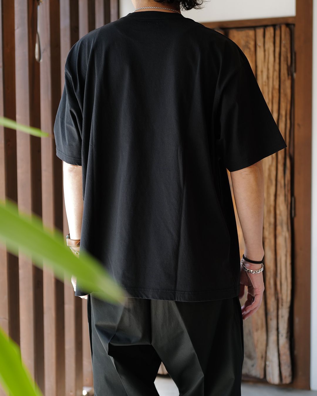 HIGH GAUGE T-SHIRT  [BLACK]