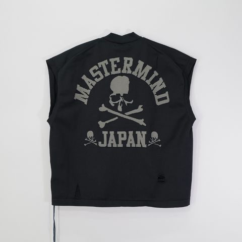 【Last1点 M】 【mastermindJAPAN】 INTARSIA KNIT VEST  BLACK