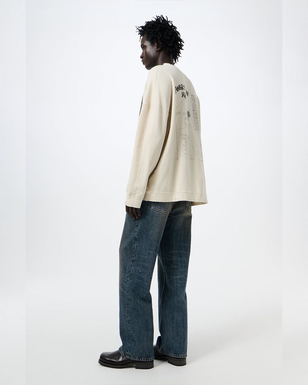 SLACK SWEATSHIRT  Angry Fan Mail Print