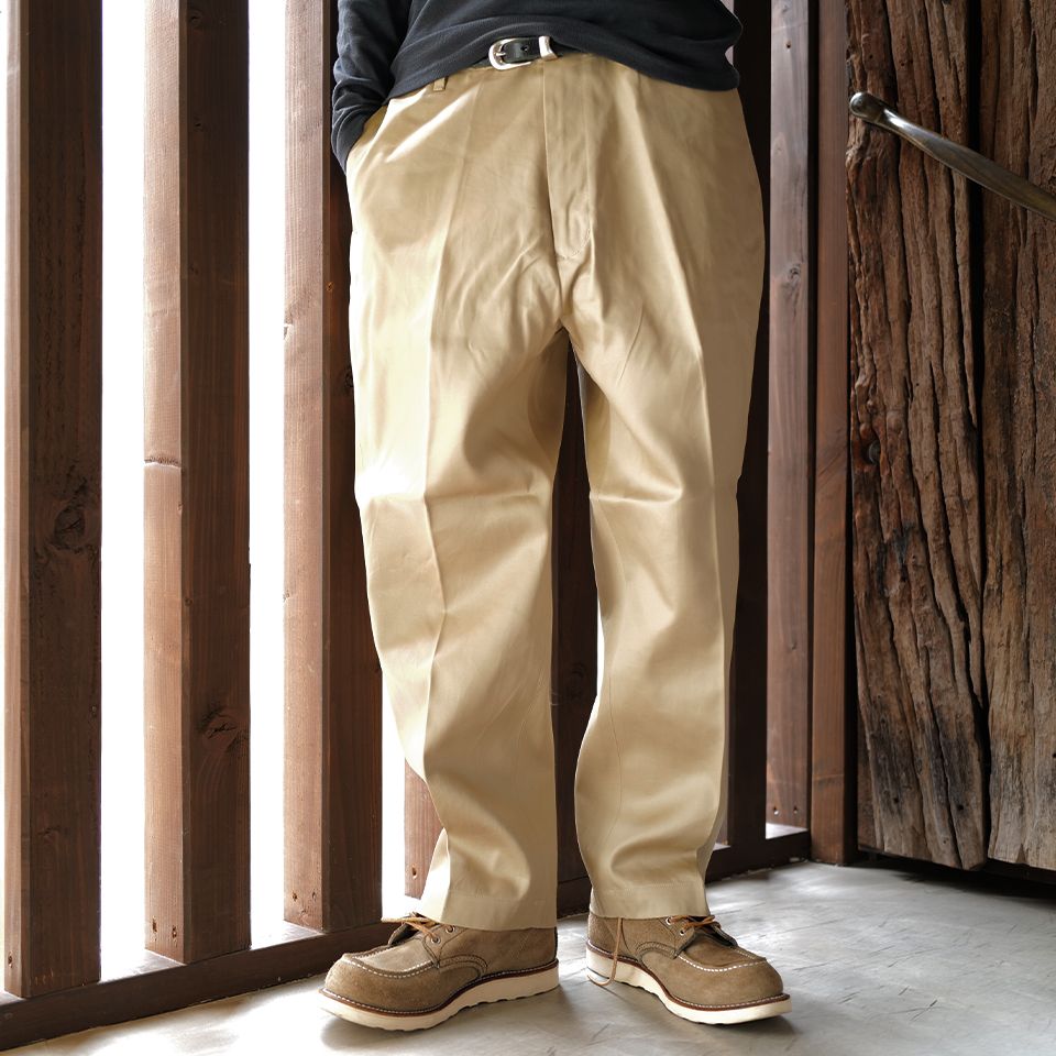 CHINO PANTS (TYPE-XF)  BEIGE