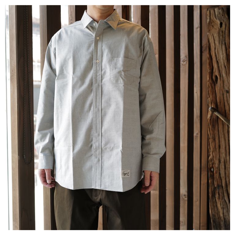 SEQUEL - SQ-23AW-SH-02 FLYFRONT OX SHIRT GRAY | River