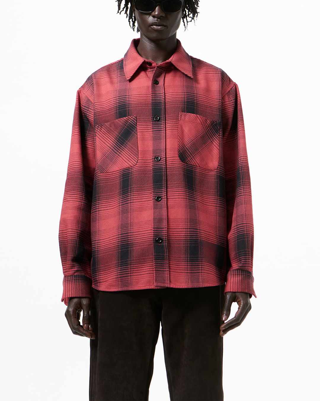 WHOPPIN SHIRT  Bison Check Ranch Cotton