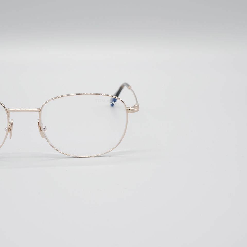 TOM FORD EYEWEAR - FT5734-B-52028 / メガネ フレーム / アジアンフィット / ユニセックス / ゴールドチタン フレーム | River