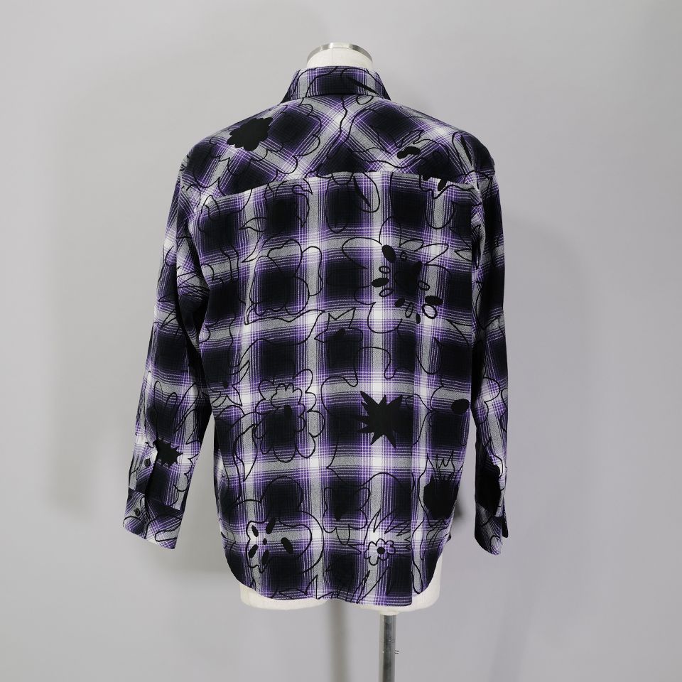 Last1 M 【Rafu】 Hank × Rafu Printed shirt