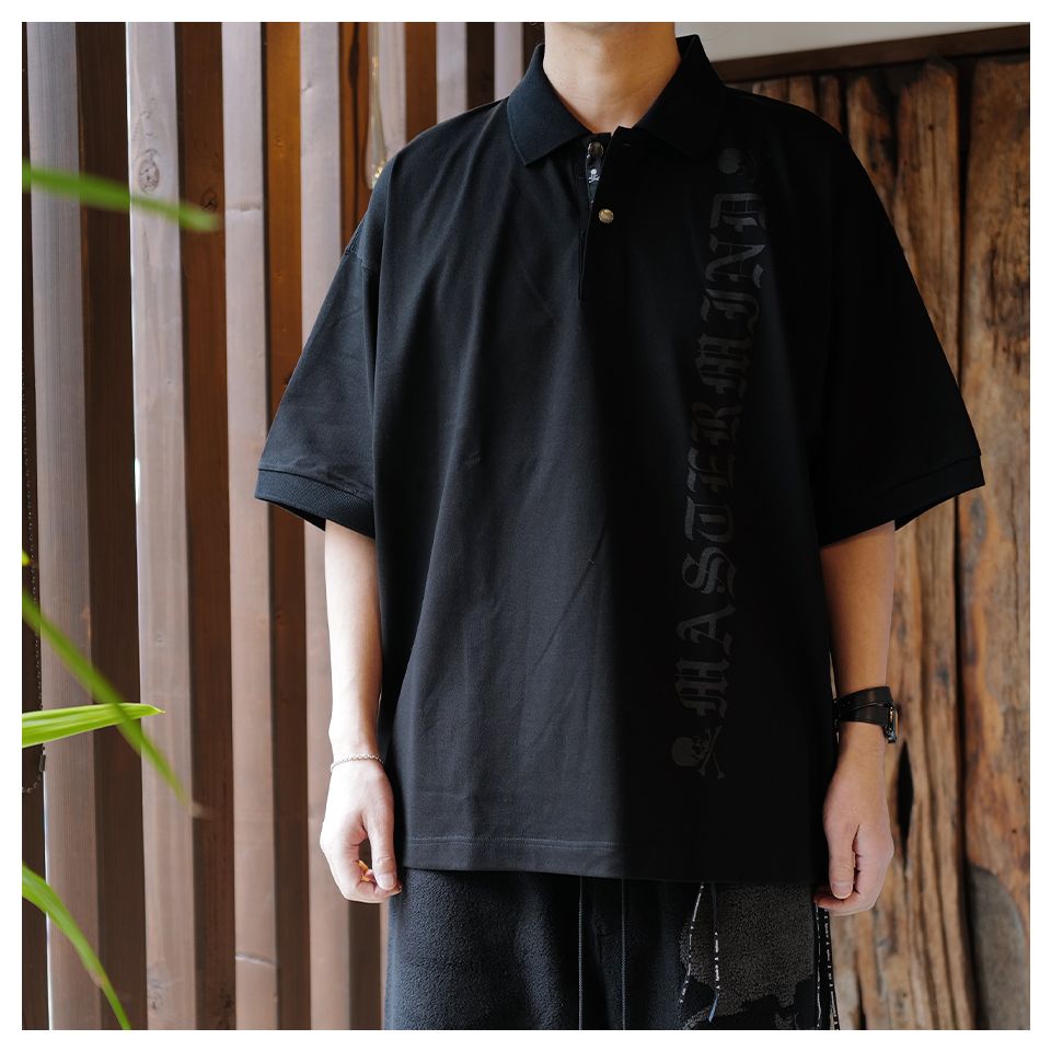 【mastermindJAPAN】 SKULL POLO BLACK