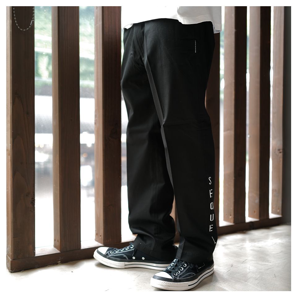 【新品未使用タグ付】デスポルチ WINTER PANTS ブラックOサイズ SEQUEL - SQ-25SS-PT-11 CHINO PANTS (TYPE-F) BLACK | River