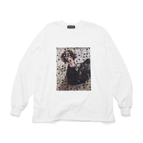 GX-S25-LT-01  LONG SLEEVE T-SHIRT   WHITE