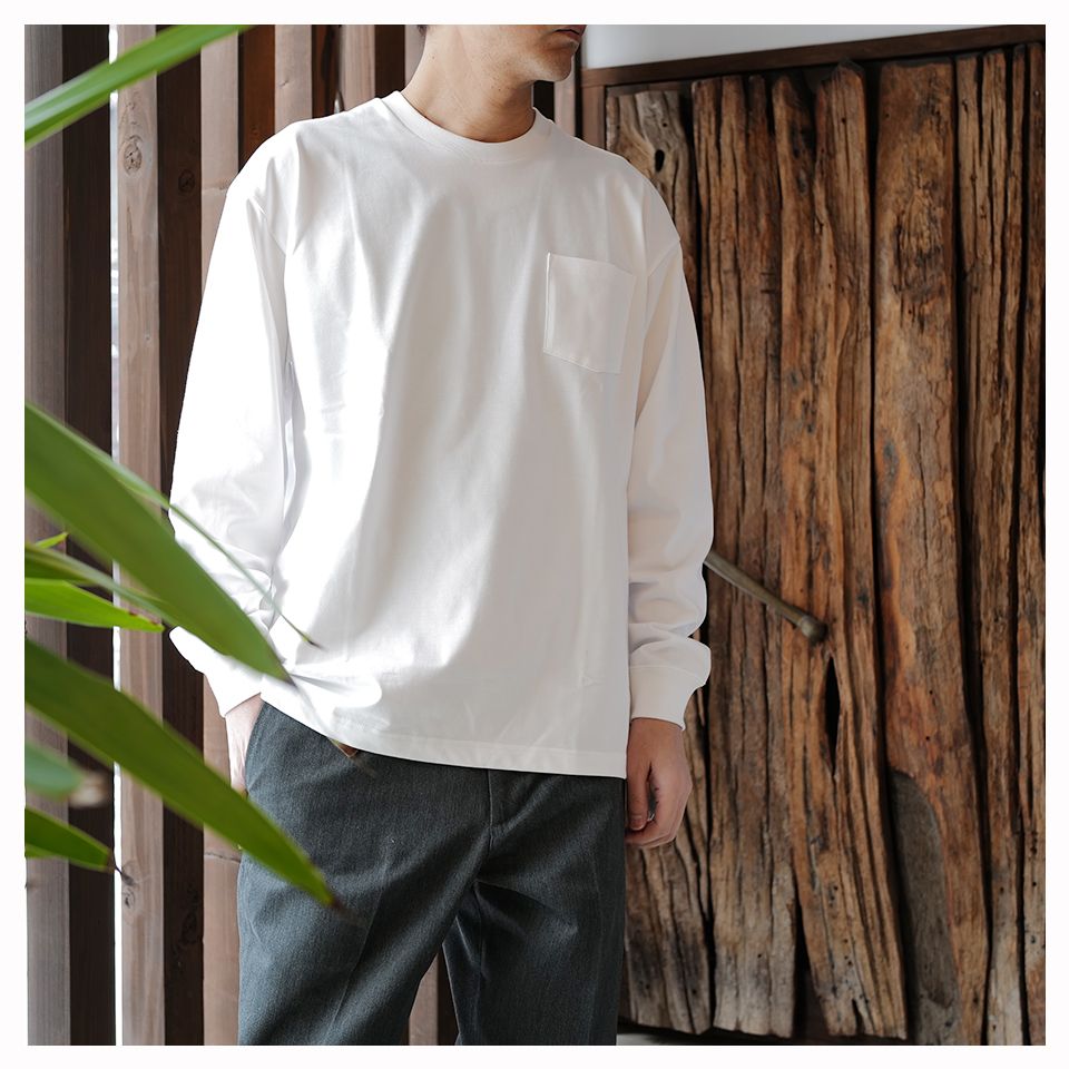 GX-A23-LT-04 LONG SLEEVE T-SHIRT WHITE - S