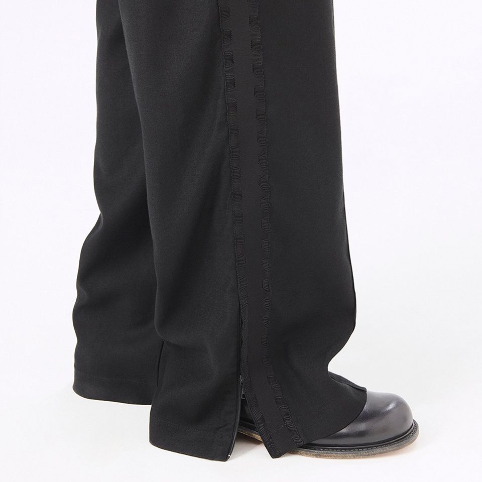OUR LEGACY - TRACK PANTS Black Canvas Jersey | River