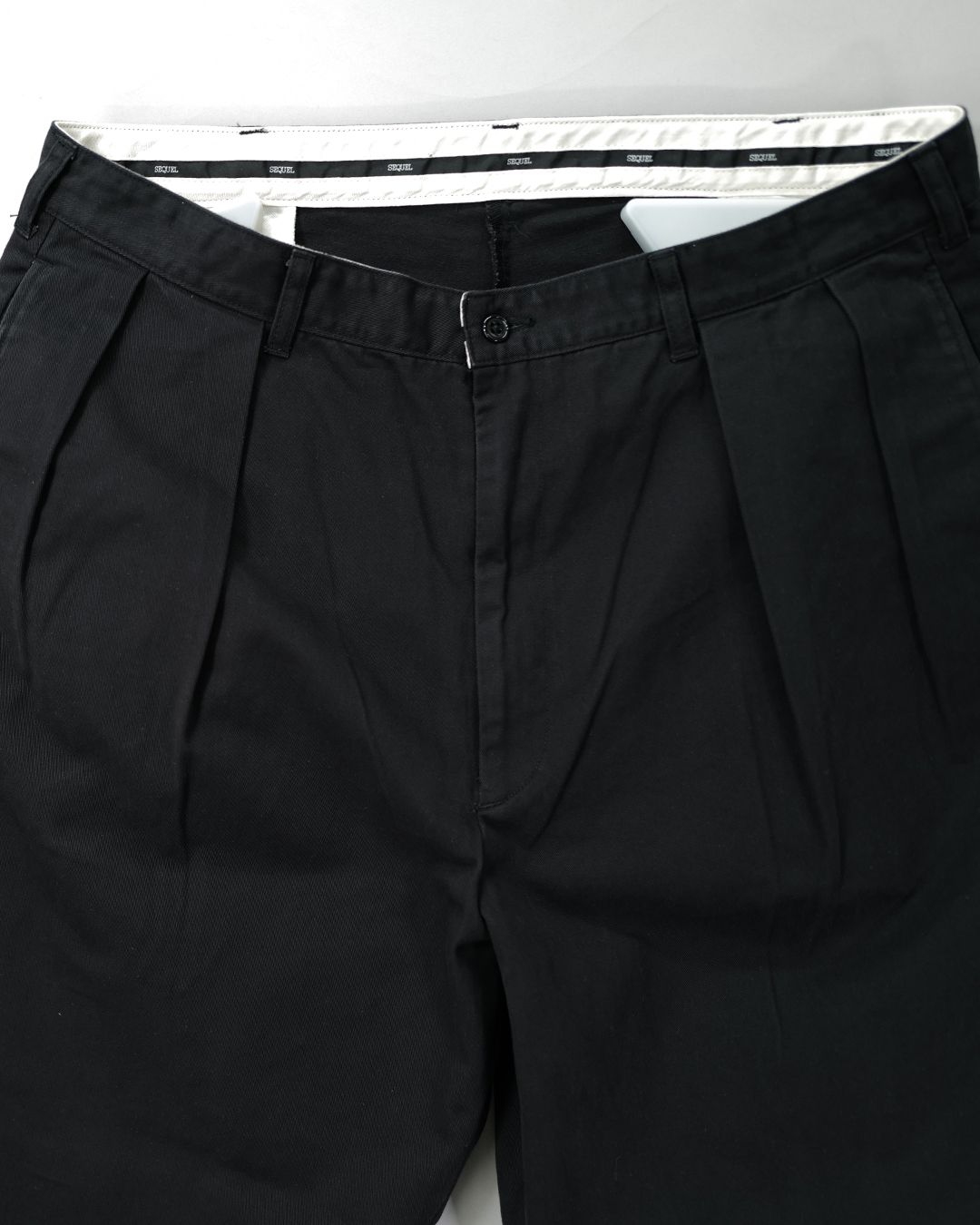 TUCK PANTS (TYPE-POLO)  [BLACK]