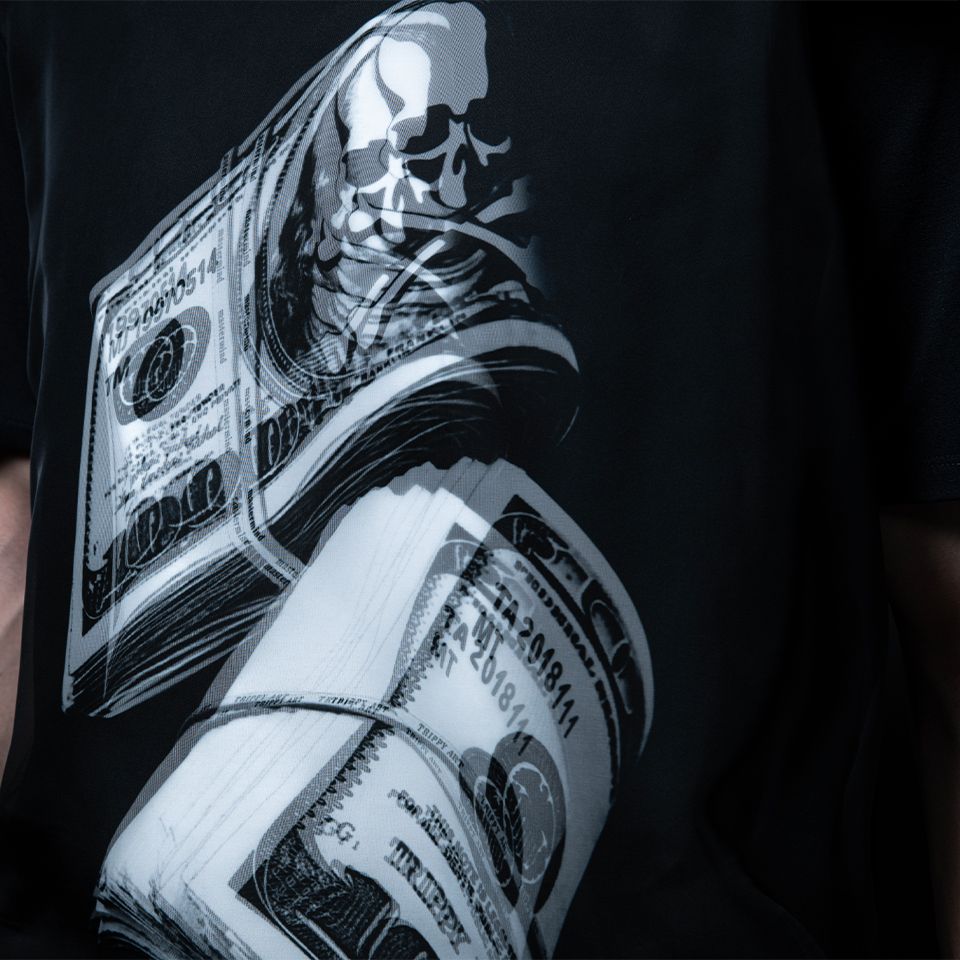 xTRIPPY ART  TEE $1,000  Black