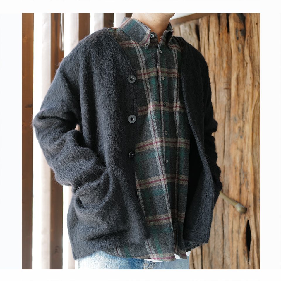 OUR LEGACY - BORROWED BD SHIRT Green Pub Check | River