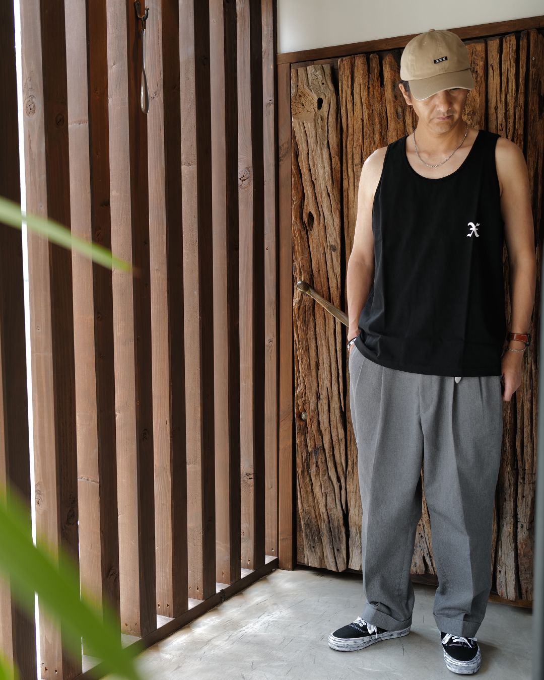 GX-S26-CS-06  TANK TOP   [BLACK]