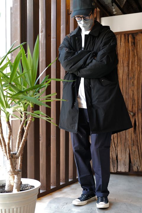 防寒性の高いSEQUELのFISHTAIL JACKET
