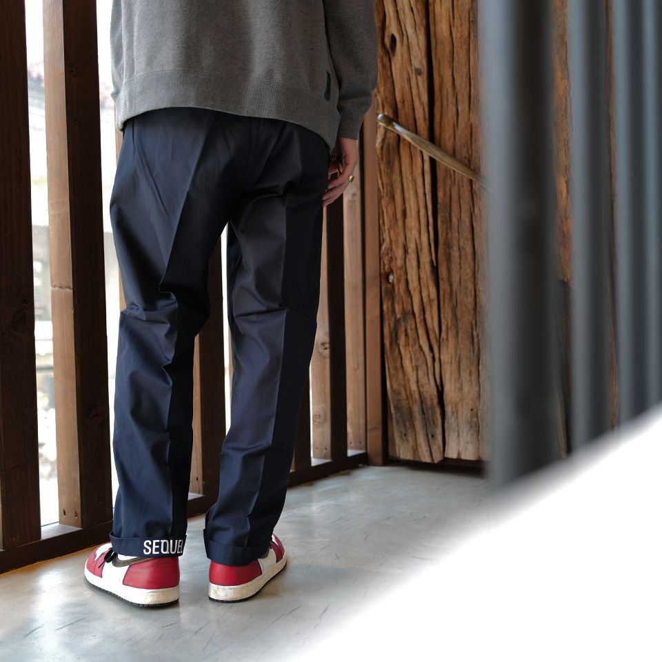 2022年春夏 シークエル SEQUEL CHINO PANTS 21ss ブラック S - チノパン