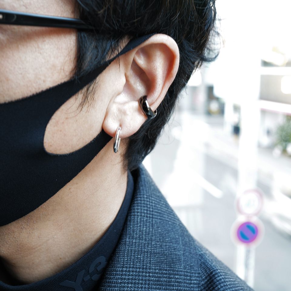 CAREERING - EAR CUFF 703F(BK) 【片耳用】 | River