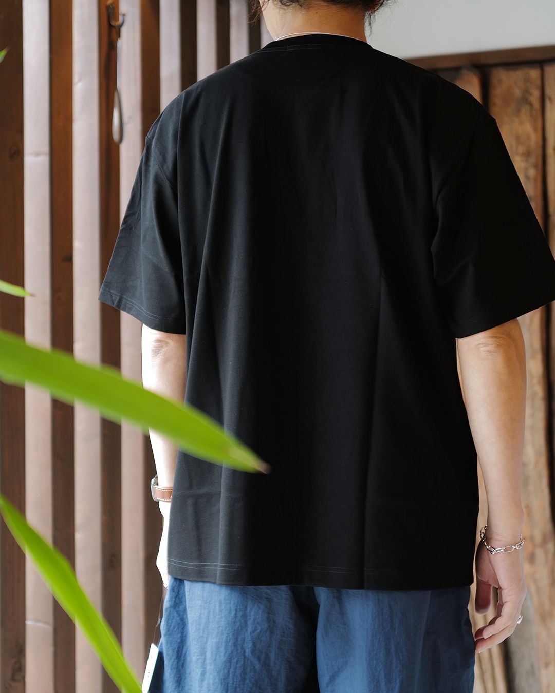 GX-S26-13FST-03 FRAGMENT x GOD SELECTION XXX  13anniversary T-shirts BLACK x BLUE