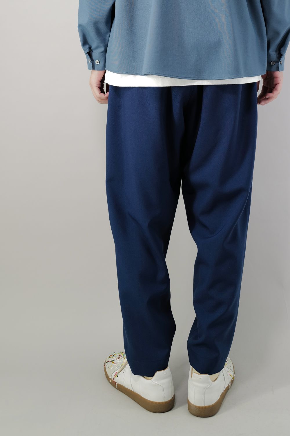 【ラスト1点Size48】TROPICAL WOOL PANTS Blue