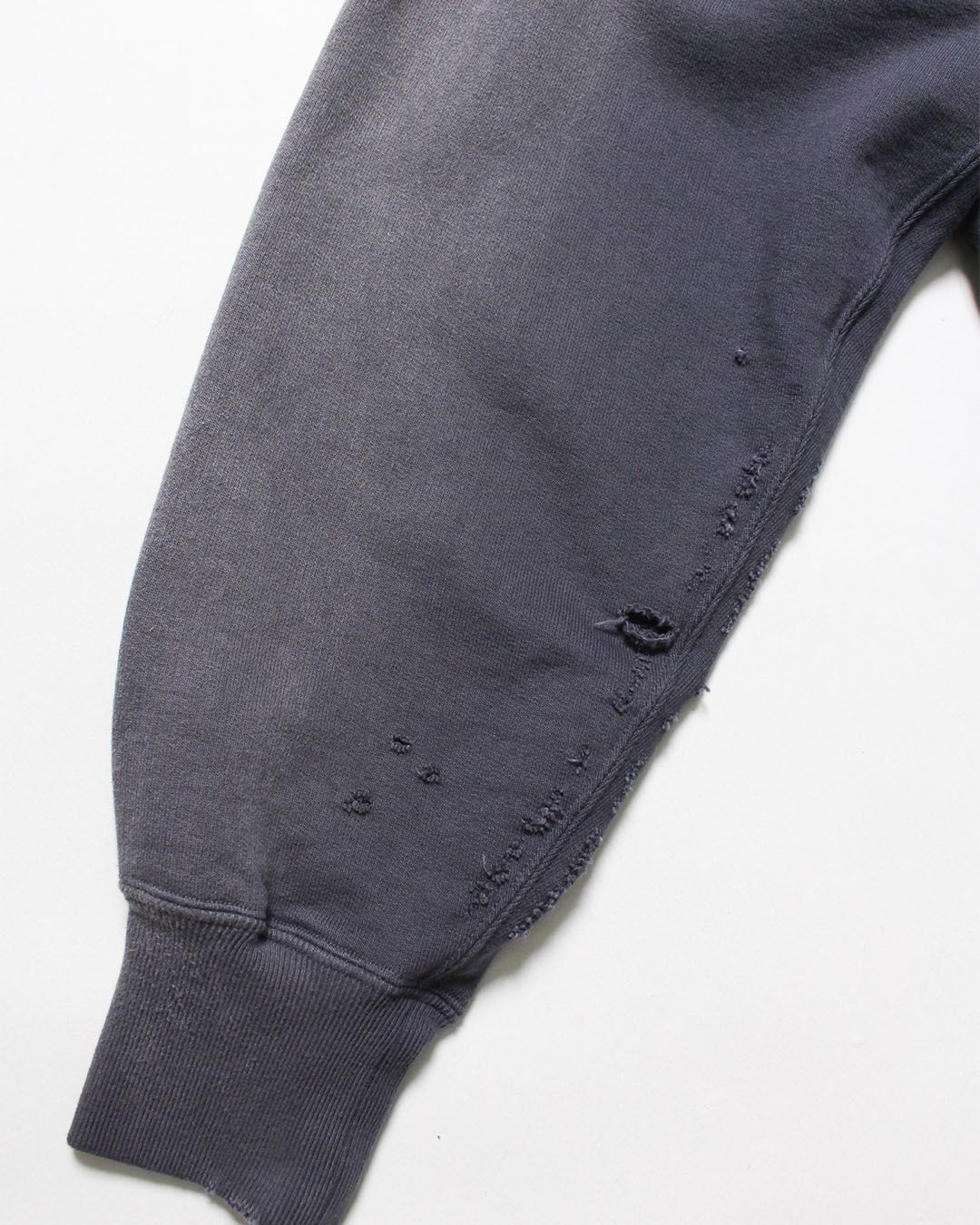 BWU-WZH / WEATHERED ZIP HOODIE - EGGPLANT