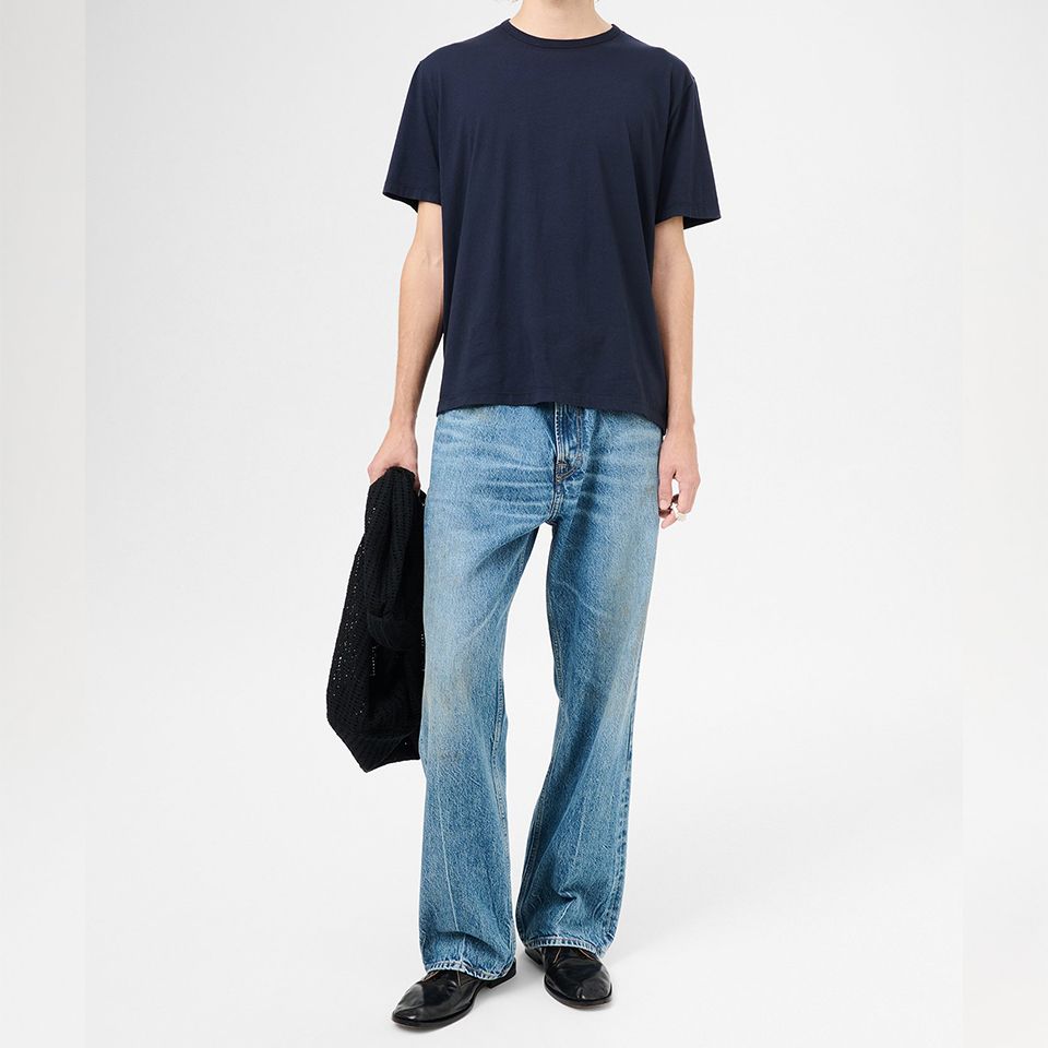 【ゆったりシンプル】OUR LEGACY NEW BOX Tシャツ Our Legacy - New Box T-Shirt Black Clean Jersey