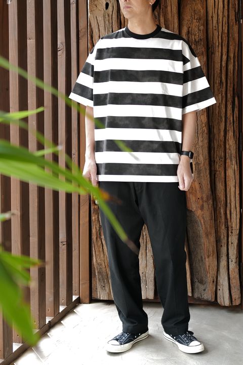 MINEDENIM ボーダーT