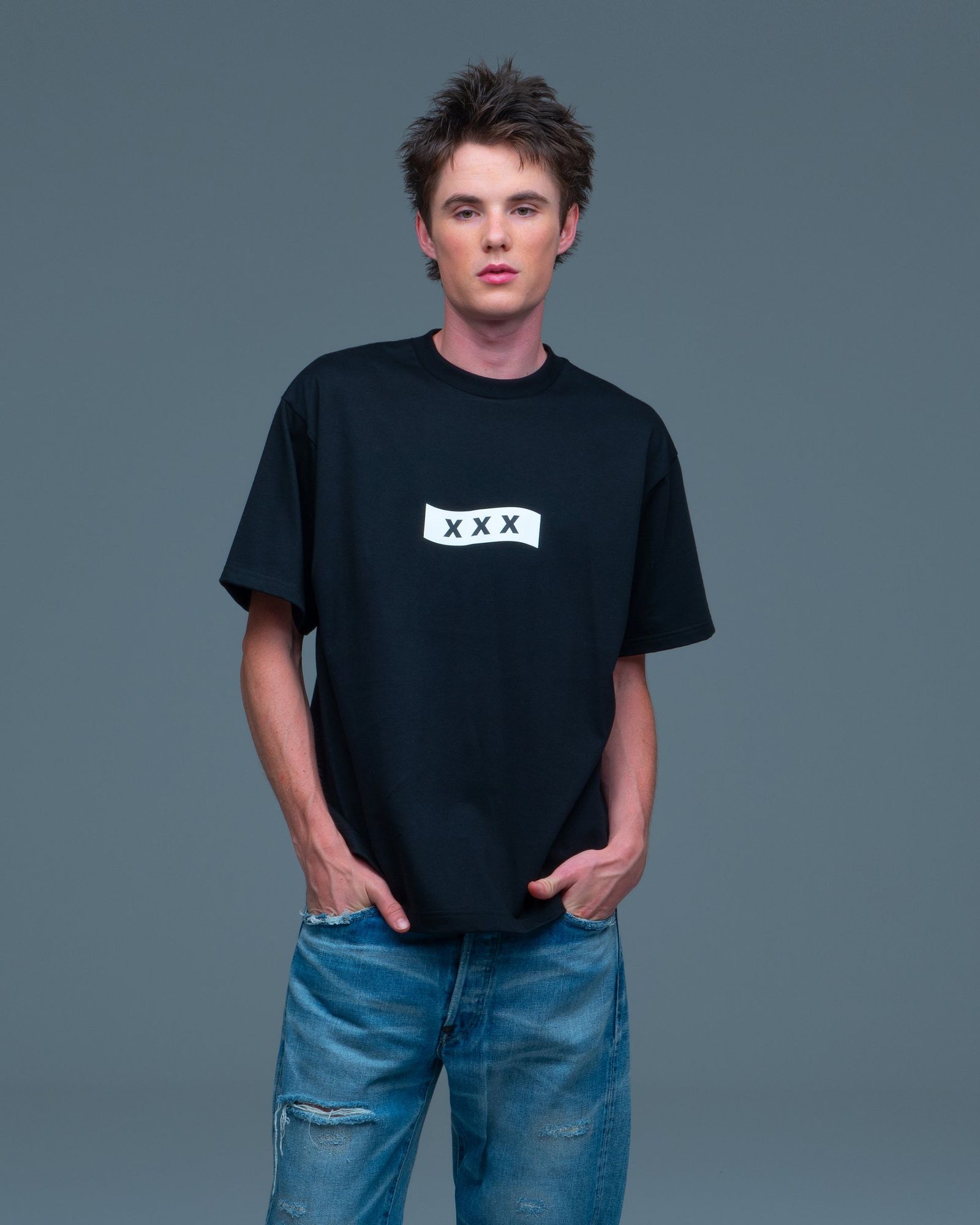 GX-S26-ST-12  T-SHIRT   [BLACK]