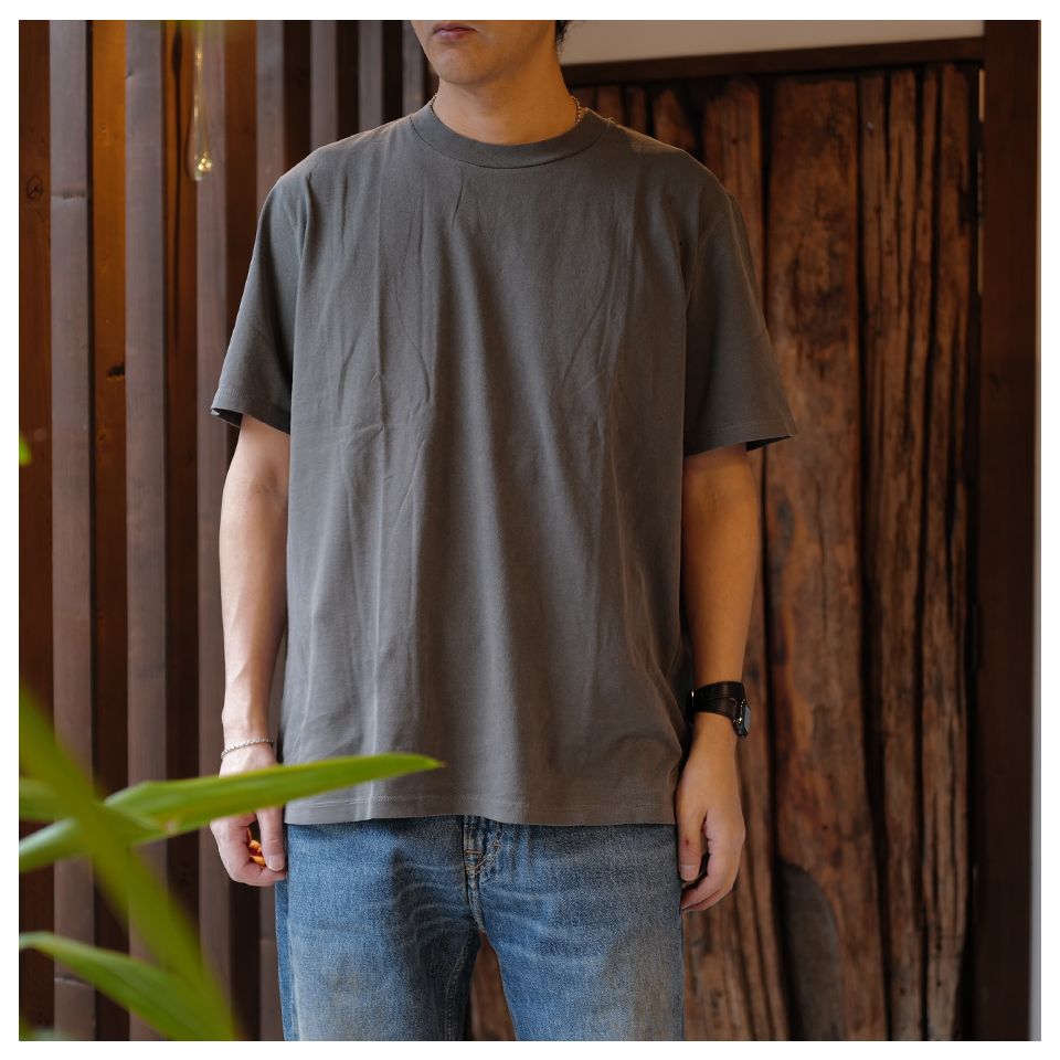 OUR LEGACY - BOX T-SHIRT Worn Black Legacy Jersey | River OUR LEGACY - BOX T-SHIRT Worn Black Legacy Jersey | River