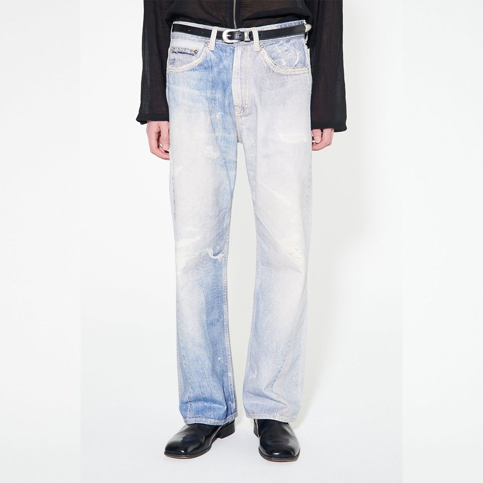 OUR LEGACY - THIRD CUT Digital Denim Print | River