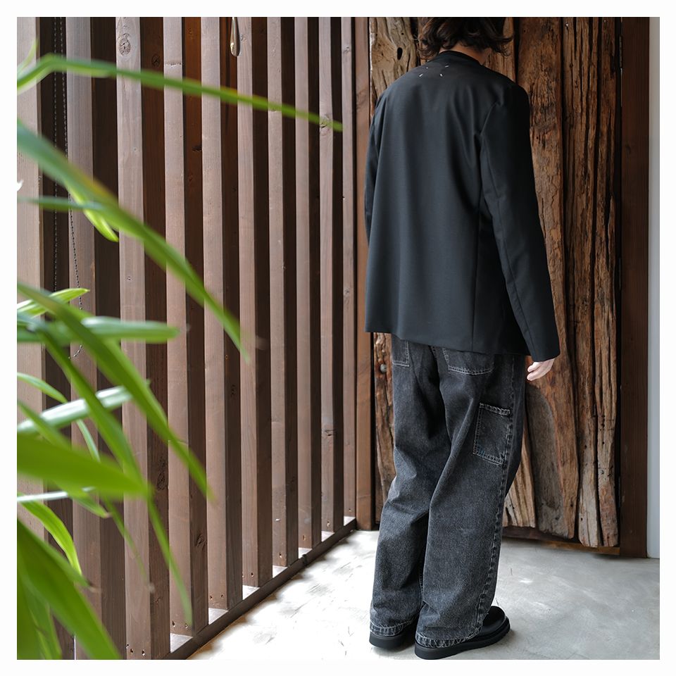 Maison Margiela - 【Last1 50】ノーカラージャケット Black | River