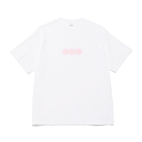【Last1 L】SQ-24AW-ST-01 T-SHIRT  WHITE x PINK
