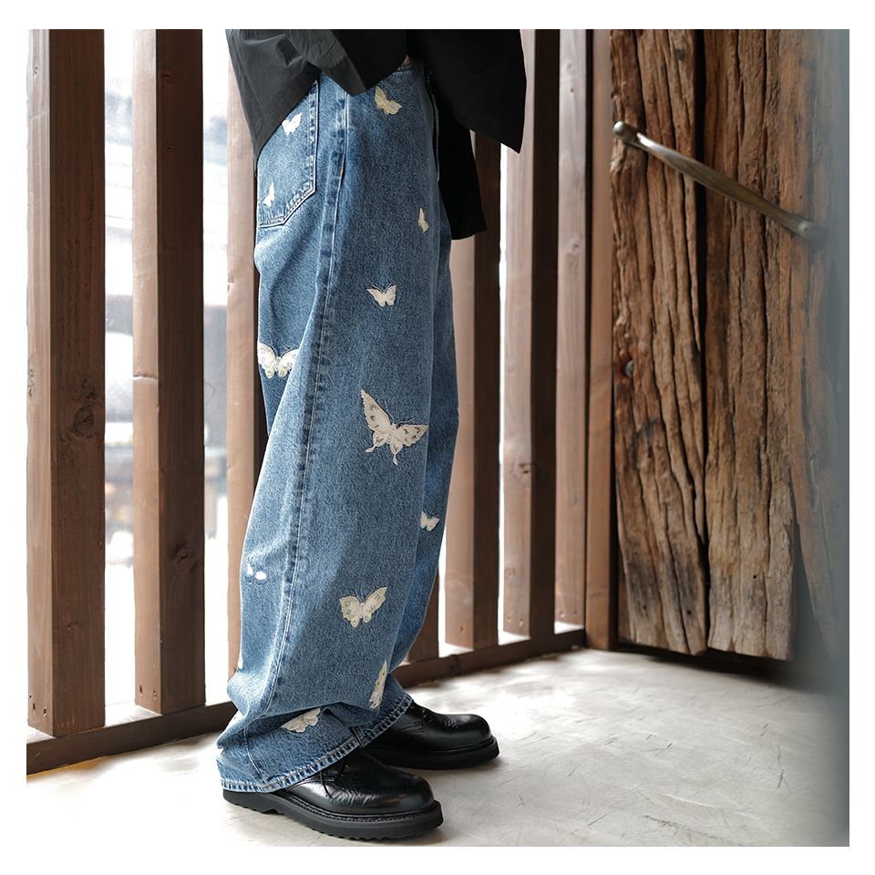 OUR LEGACY - VAST CUT Indigo Butterfly | River OUR LEGACY - VAST CUT Indigo Butterfly | River