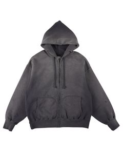 BWU-WZH / WEATHERED ZIP HOODIE - EGGPLANT