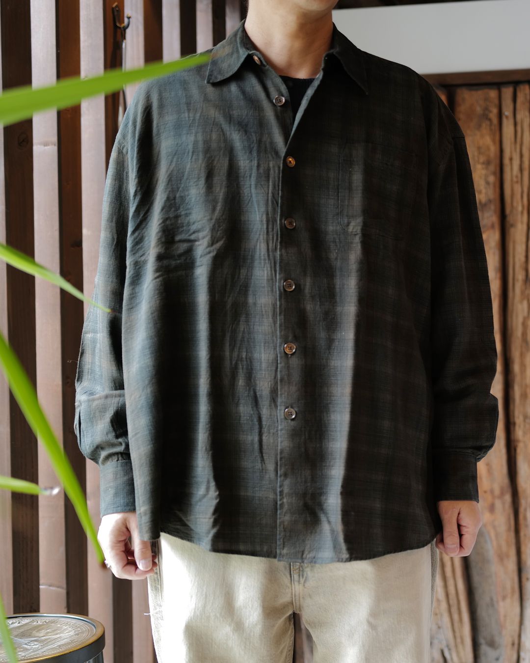 BORROWED SHIRT  More Check Print