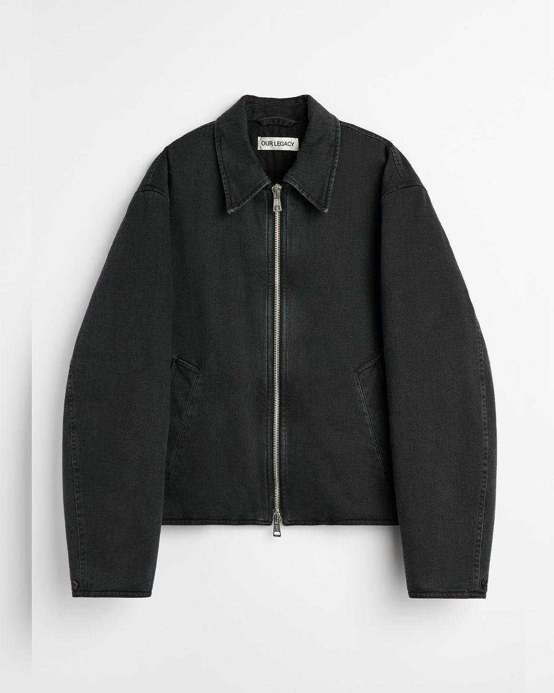SLIGHT JACKET   Enzyme Obsidian Field Sateen