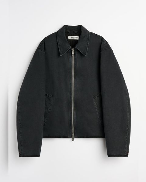 SLIGHT JACKET   Enzyme Obsidian Field Sateen