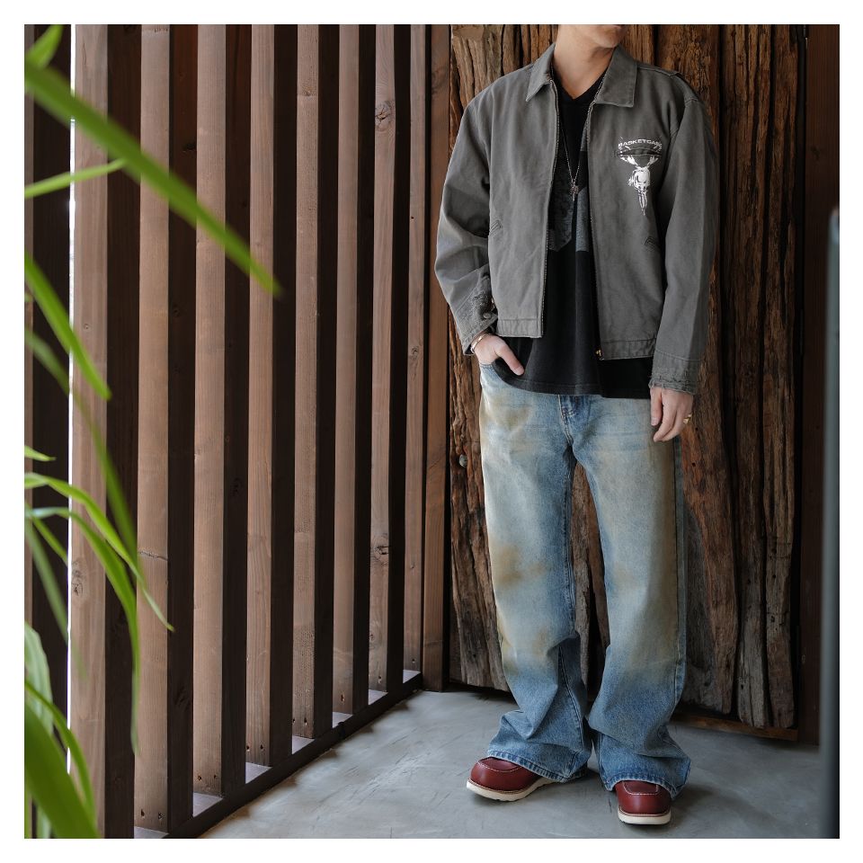 パンツ Basketcase Lax flair denim mud wash 30 57.jpg?v=1746262303&width=1024
