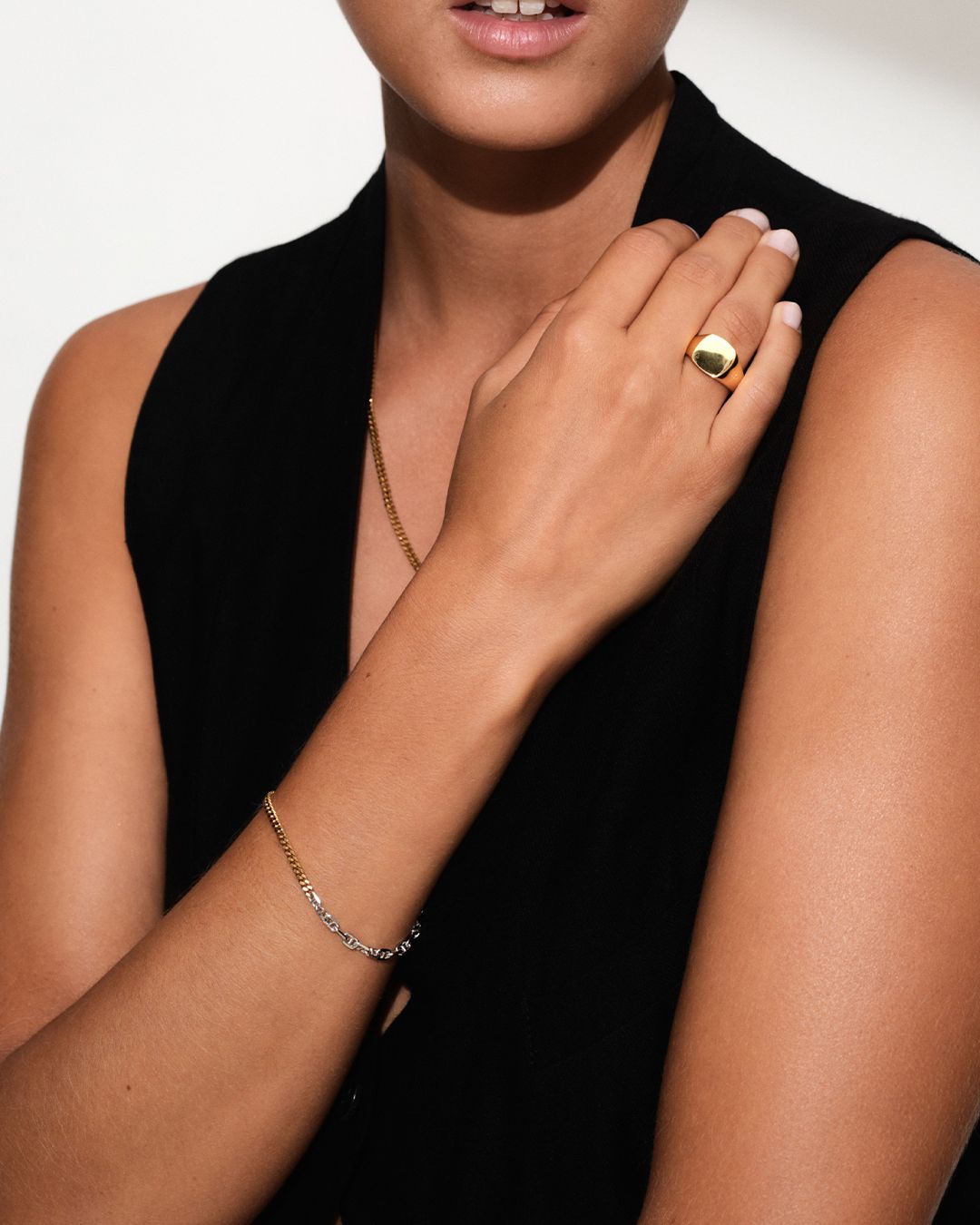 Rue Bracelet Duo   7.7Inch(19.5cm)