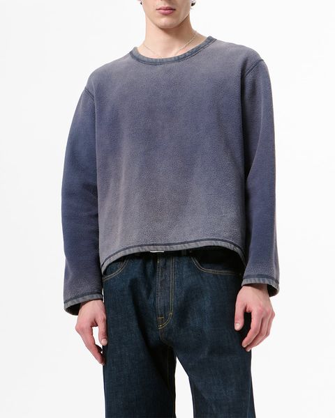 DOUBLE LOCK U NECK  Grape Alloy Star Fleece