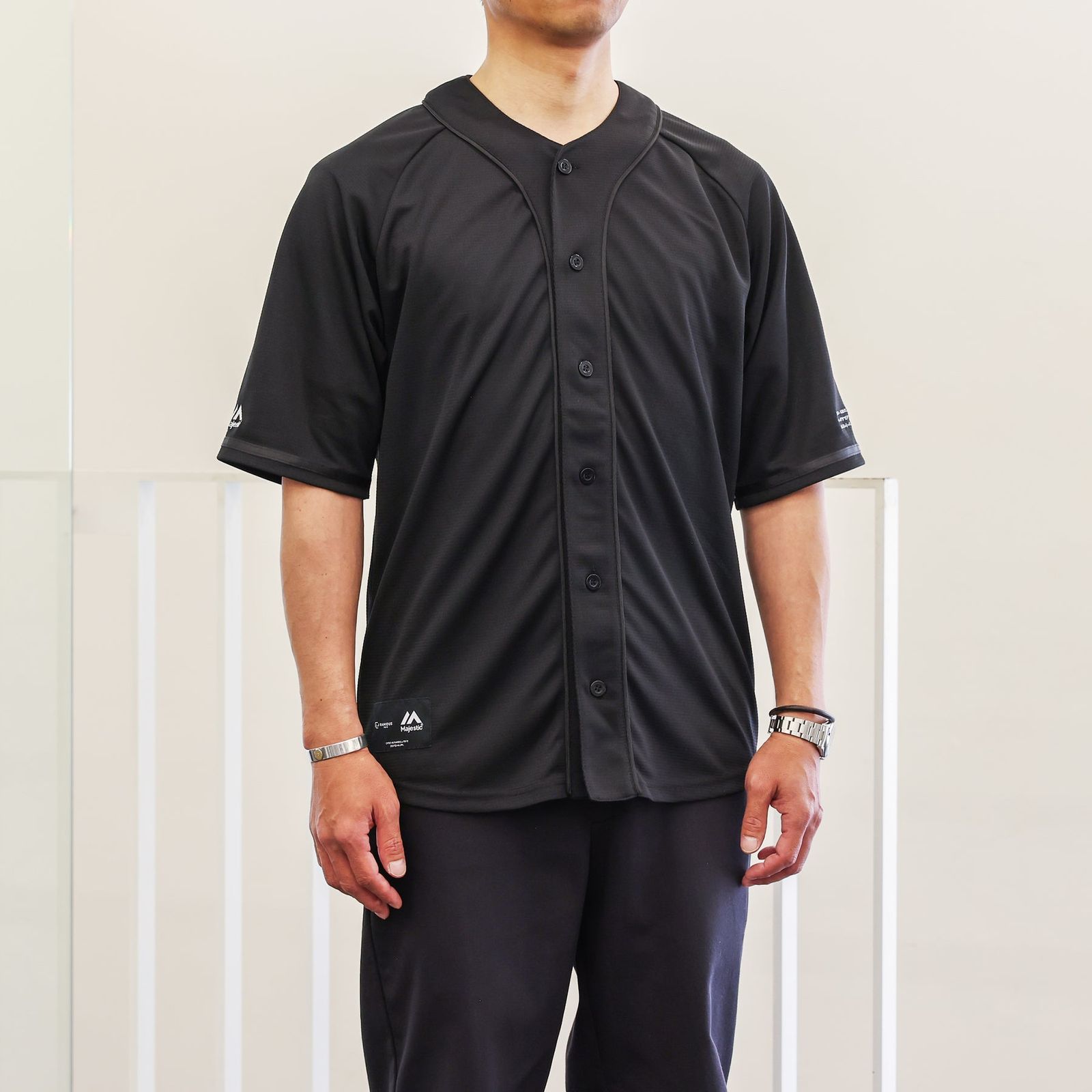 BASEBALL SHIRT  （Majestic® × RAMIDUS）