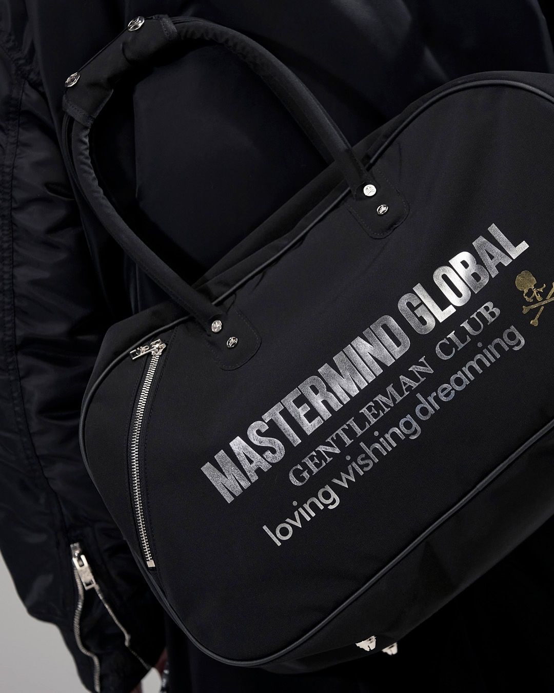 【mastermind JAPAN】 BOSTON BAG  BLACK
