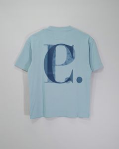 30/1 JERSEY SHORT SLEEVE LOGO T-SHIRT [BLUE]