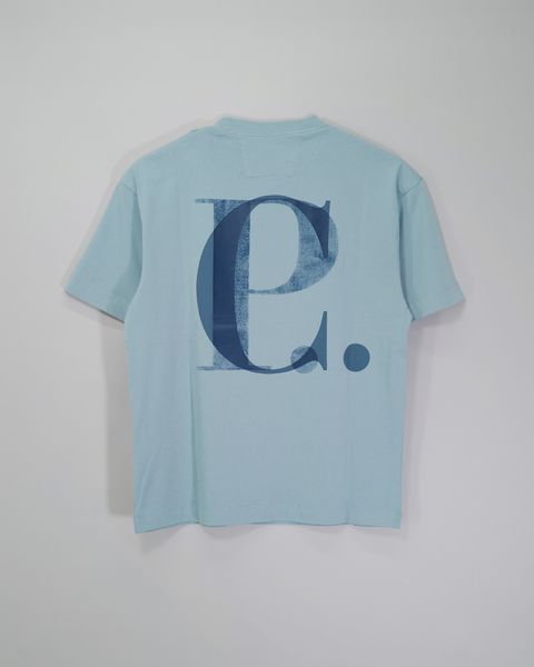 30/1 JERSEY SHORT SLEEVE LOGO T-SHIRT [BLUE]