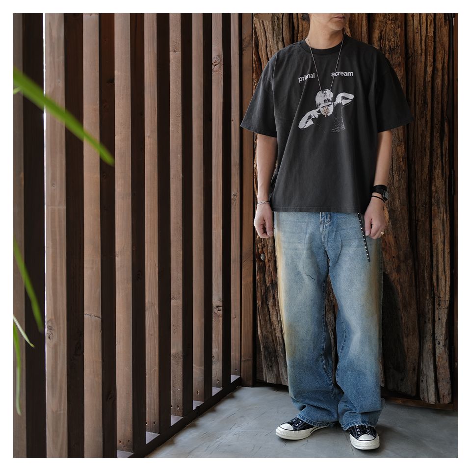 PRIMAL SCREAM, t-shirt  Vintage Black