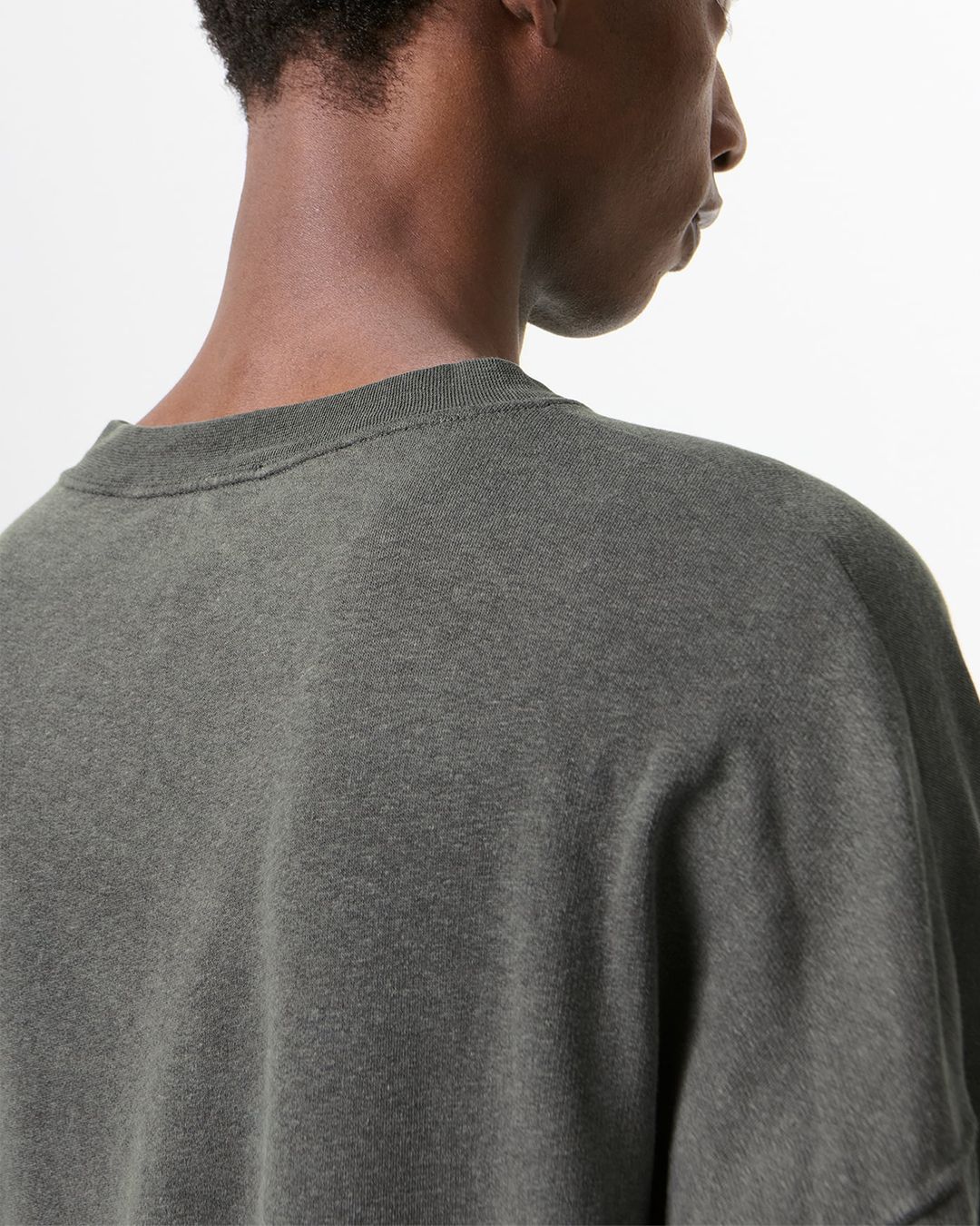 SLACK SWEATSHIRT  Washed Black Rogue Loopback