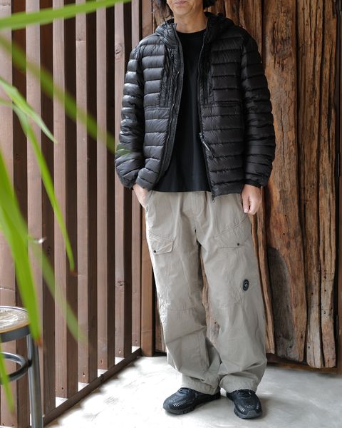 C.P. COMPANY -D.D. Shell Goggle Chest Pocket Jacket [BLACK]-