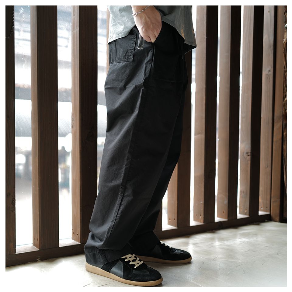 DM1-8 Pleated Pant ［Black］
