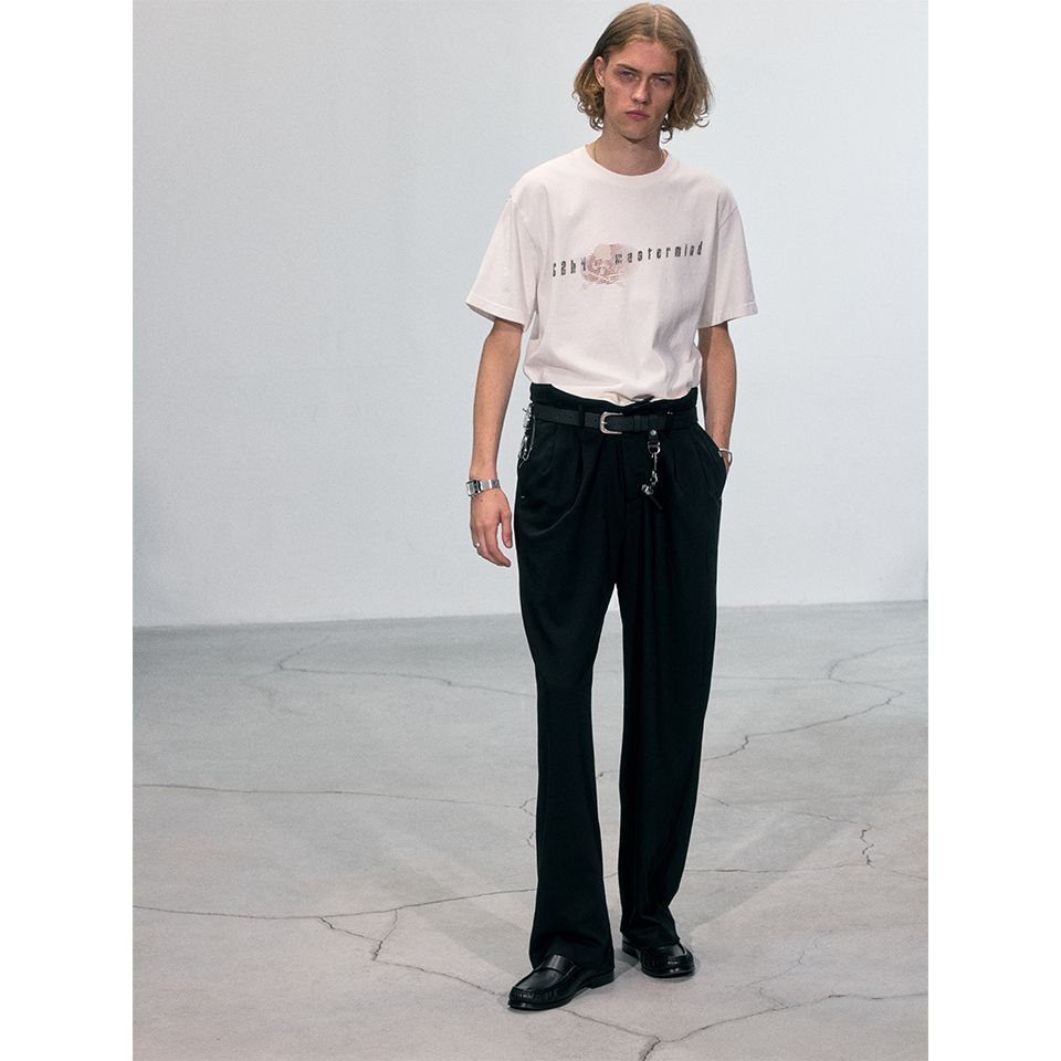 C2H4 x MMJ Logo T-shirt   Mist White