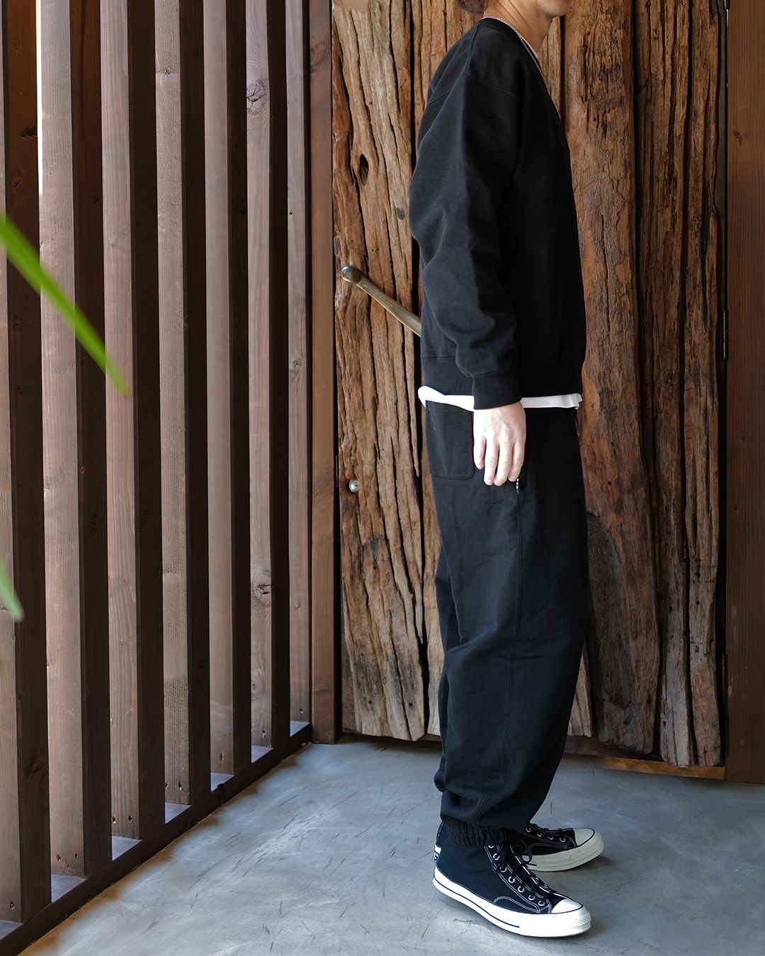 GX-A26-PT-02  SWEAT PANTS  BLACK