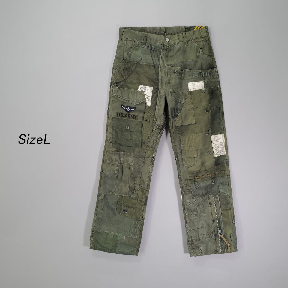 【MIYAGI HIDETAKA】 MH031 Work Pants Military KHAKI